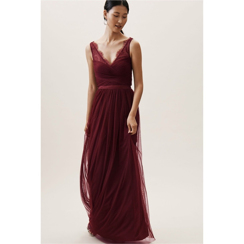 BHLDN Fleur Formal Bridesmaid Maxi Dress Gown